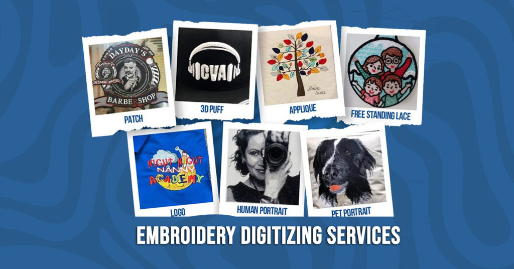 Embroidery digitizing services